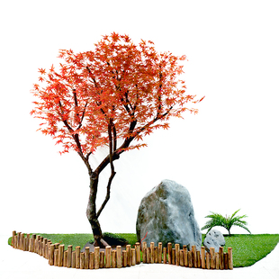 枫树仿真枫树造景人造景观树网红软装摆件餐厅展会活动道具