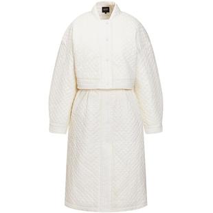 【鹅绒】波司登奥莱女风衣领长款腰部抽绳修身一衣三穿轻薄羽绒服