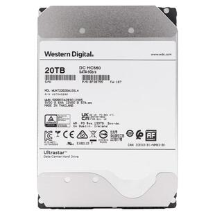 3.5寸全新WUH722020BLE6L4西部数据20T企业级NAS台式机硬盘HC560
