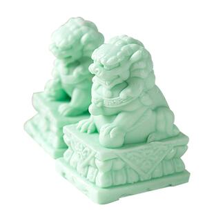 石狮子慕斯模具甜品硅胶卡通小熊巧克力冰块国风餐厅冷菜造型磨具