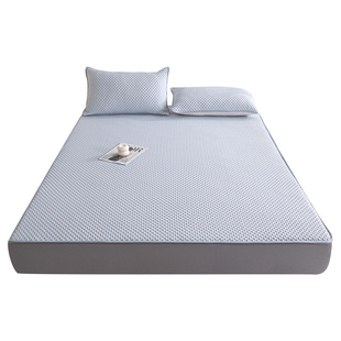 A类凉感冰豆豆凉席夏季冰丝席空调席家用软凉席床笠款可机洗新款