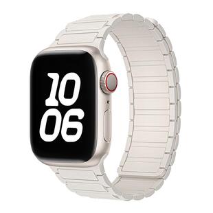 张婧仪同款适用苹果s10新款手表表带iwatch11腕带applewatchse磁吸s9硅胶S8夏季Ultra2运动SE女款s7男s6精致