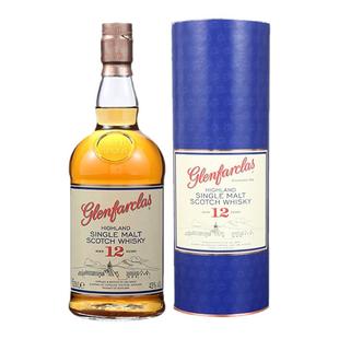 Glenfarclas 格兰花格12年700ml 单一麦芽威士忌海外进口正品洋酒