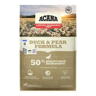 爱肯拿鸭肉梨狗粮低敏全阶段犬粮