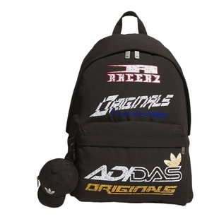 adidas阿迪达斯三叶草赛车风复古电脑袋秋中性双肩背包KF2501