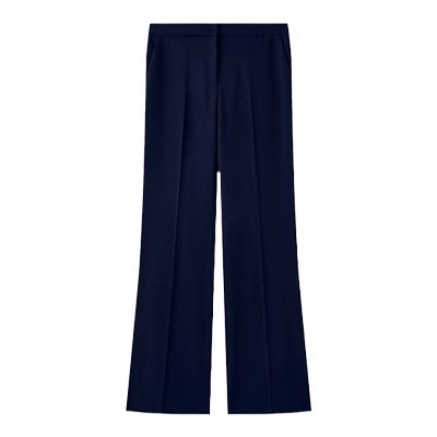 LAUREL经典高腰微喇西裤