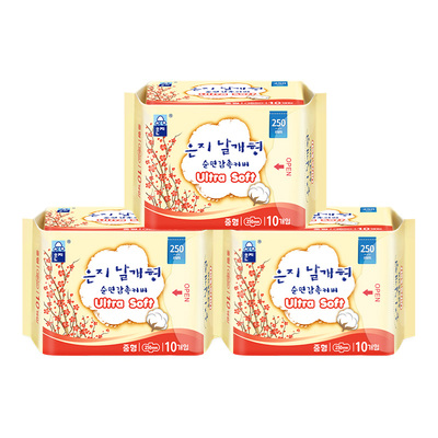 韩国进口恩芝卫生巾日用3包