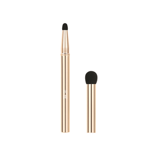 花漾浅金双头遮瑕刷可拆卸便携刷海绵双头刷遮黑眼圈遮瑕泪沟刷子