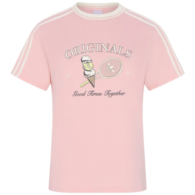 adidas阿迪达斯三叶草女子SPORTS TEE SS W运动休闲短袖T恤KX6894