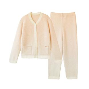 TugTug半边绒1月子服秋冬季孕妇睡衣女款加厚孕期保暖家居服新款