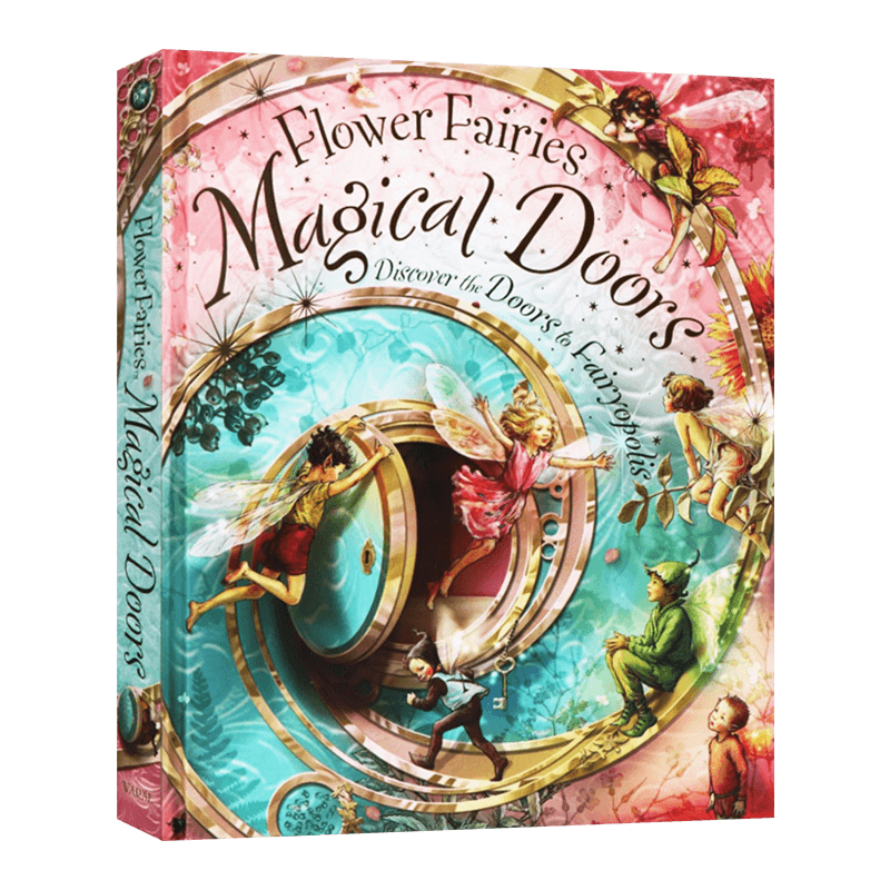 英文原版花仙子立体书进口正版 Flower Fairies Magical Doors绘本精装中古复古绘本