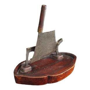 208b 精品切药刀 中药炮制工具中医馆装饰老物件中医馆摆件真品