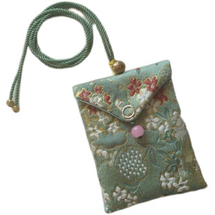 包邮 手工定制 挂脖平安符袋福袋宝宝胎毛袋随身