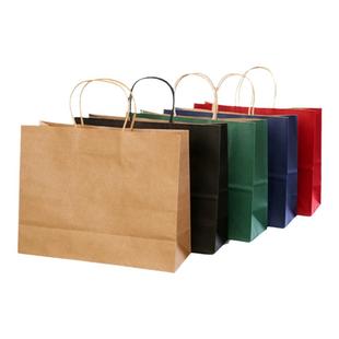 大号手提袋牛皮纸袋子服装包装袋外卖打包袋印刷定做烘焙袋衣服袋