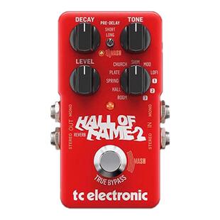 TC HALL OF FAME 2 REVERB单块效果器立体声混响民谣吉他贝司贝斯