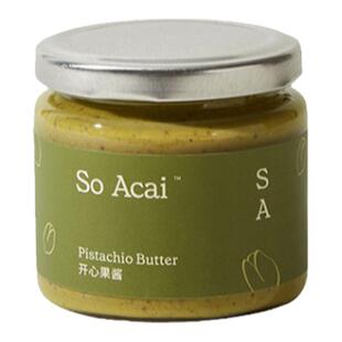 soacai开心果酱坚果酱麦片酸奶碗配料烘焙面包吐司贝果酱黑芝麻酱
