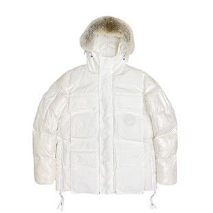 冬季女款大码鹅中长款工装羽绒服2025年新款东北加厚派克滑雪服男