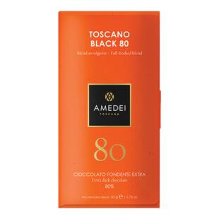 意大利进口Amedei娅曼蒂80%黑巧克力情人节高端送礼