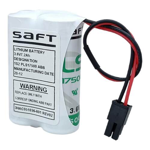 帅福得LS17500-2锂电池3.6V/7.2Ah适用于ABB机器人3HAC051036-001