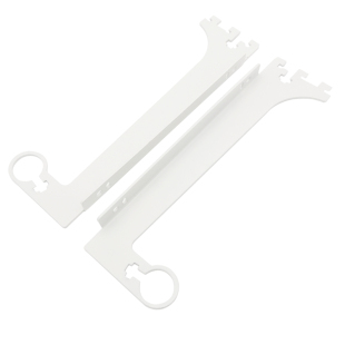 定制金属衣帽间白圆管两用层板托侧挂加厚承重上墙aa柱服装挂衣架