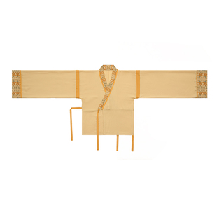 谜阿凰【芸萸半袖】原创花型复原晋制汉服人棉舒适女秋季2025新品