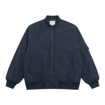 原创棒球领春秋宽松外套男