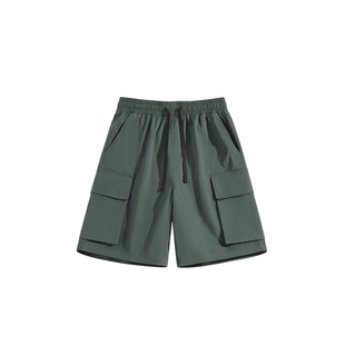 班尼路户外运动短裤男款夏季宽松休闲工装五分裤男士登山速干裤A