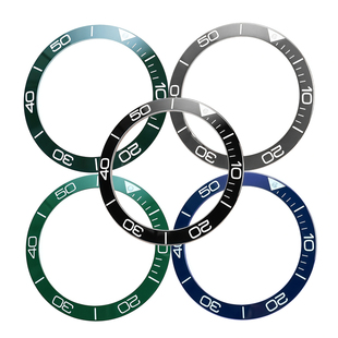 优亨适配浪琴康卡斯陶瓷圈 刻度圈 L3.浪琴外陶瓷圈口配件41/43mm