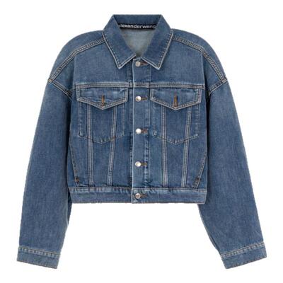 ALEXANDER WANG 春夏女士水洗休闲牛仔外套 银泰百货精品301574