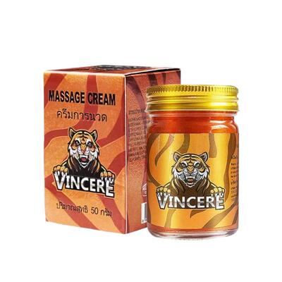 泰国VINCERE原装进口正品金老虎膏关节疼痛酸胀透骨按摩膏旗舰店