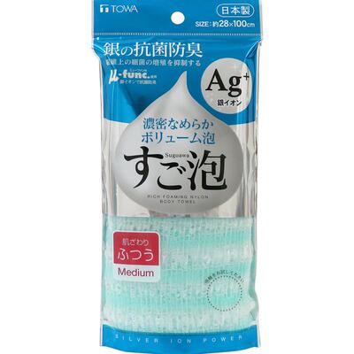 TOWA日本原装进口长条搓澡巾女