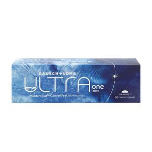 【Bausch & Lomb】隐形眼镜ULTRA日抛透明隐形眼镜2盒60片海外版
