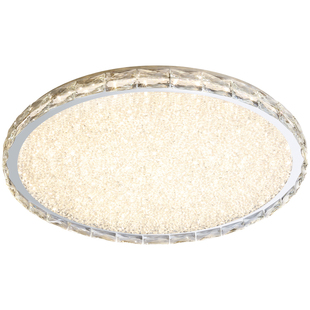 卓伦全光谱护眼意式轻奢圆形卧室水晶吸顶灯现代简约设计师房间灯