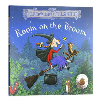 Room on the Broom 英文原版绘本 女巫扫帚排排坐 英文版儿童英语启蒙故事书 全彩插图朱莉娅唐纳森 Julia Donaldson 进口原版书籍