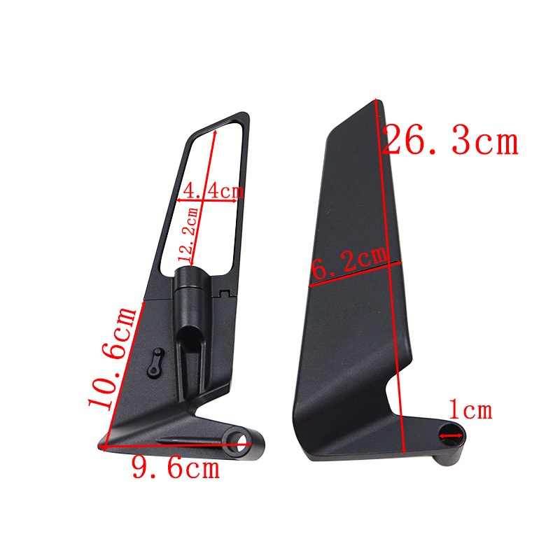 摩托车反光镜改装适用于KTM790大Duke390灯带定镜面1290翼风