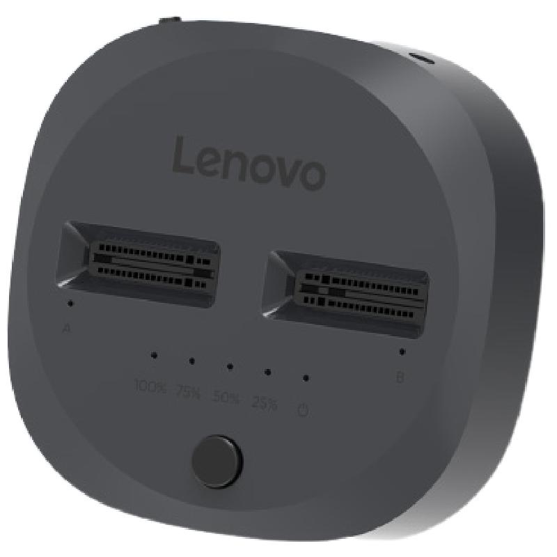 联想 M.2NVMe外接笔记本电脑双盘硬盘盒底座适用于多尺寸高速读取