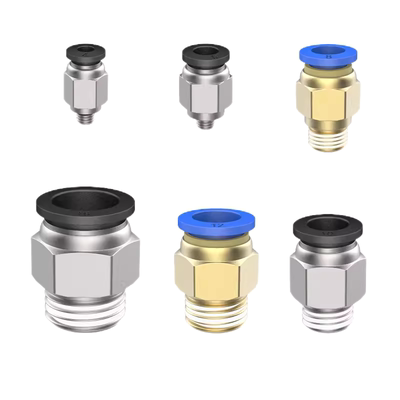 气动PC直接头快速接头螺纹直通