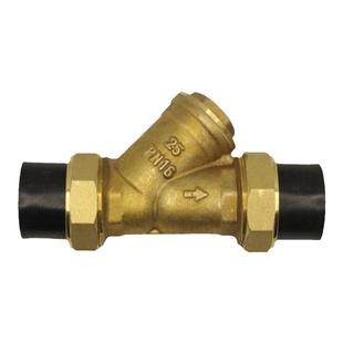 Y型PPR过滤阀加厚黄铜双活接焊接热熔空调管道供暖热球阀PE