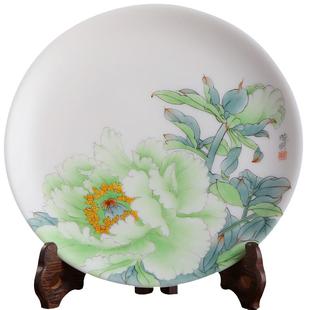 东方泥土《玉笑珠香》庄晓明大师作品陶瓷釉下彩手绘挂盘摆件装饰