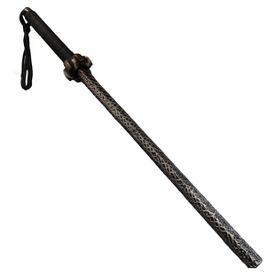 纯手工打造纯钢一体钢鞭大威力钢锏实心钢棍车载破窗防身自救打狗