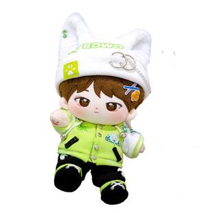 现货清仓20cm棉花娃娃娃衣雪狼套装装扮雪狼雾格雪狼群青冰原狼