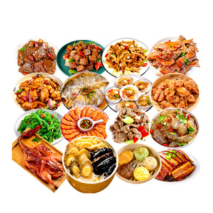 家宴私房菜预制菜年夜饭套餐组合速冻半成品美食礼盒快手菜大礼包