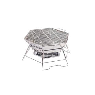 山之客六角焚火台户外露营折叠便携式烽火台烧烤架柴火火盆篝火炉