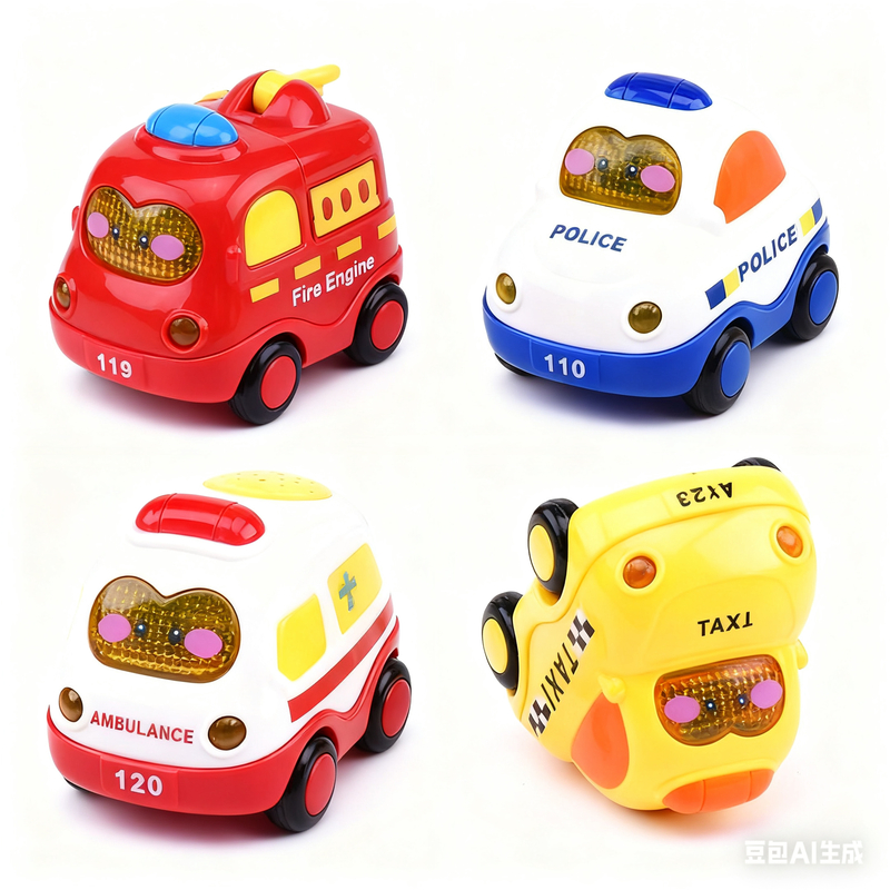 婴儿按压会动宝宝安抚7益智8抓握4训练3-6个月9小男孩0到1岁5玩具