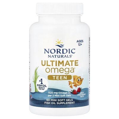 美国Omega青少年鱼油草莓味