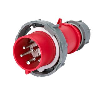 工业插头 5芯 16a-6h/3p+n+地线 IP67防水航空耦合器移动插座 32A