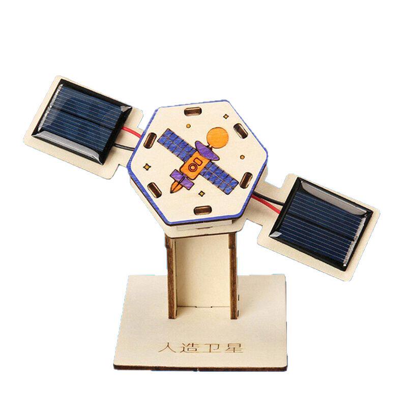 DIY太阳能卫星模型手工教具