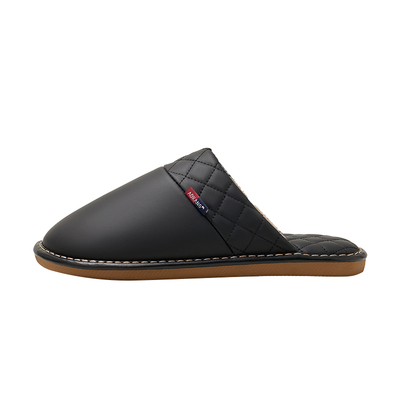 奥康冬季新款男士居家棉拖鞋