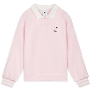 粉色POLO领运动卫衣女童PUMA彪马
