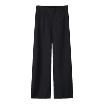 高腰垂感显瘦直筒西裤九分